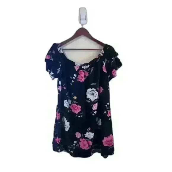 Old Navy Off-Shoulder Ruffle Sleeve Floral Dress Woman's Size XL - Picture 4 of 6